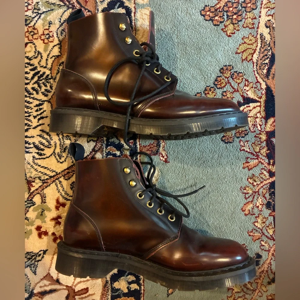 NPS Solovair x Toast Jade Boots UK 6 Burgundy - Picture 4 of 10